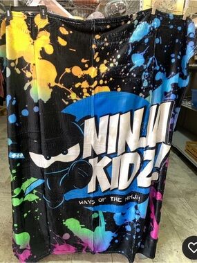 Ninja Kidz throw blanket
